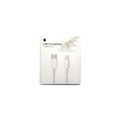 APPLE CABLE LIGHTNING TO USB-C FASTER CHARGING REVERSIBLE 1M RETAIL *NEW1* A1703 - Image 1 of 2
