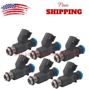 35310-3C000 Set of 6 Fuel Injectors Fits KIA Sedona Amanti Hyundai Veracruz 3.8L - Picture 1 of 10