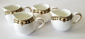 Syracuse China Bone China Baroque 3 oz Individual Creamer Set of 4 - Picture 1 of 8