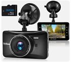 Dash Cam 1080P Full HD 3 pouces tableau de bord caméra enregistreur de voiture avec angle de carte de 32 Go