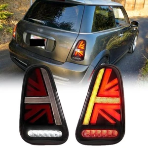 For 2001-2006 BMW Mini Cooper R53 R52 R50 LED Tail lights w/ Turn Signal Lamps - Picture 1 of 12