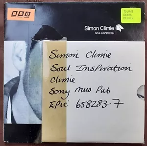 Radio Promo 7" vinyl & CD -Simon Climie  - Soul Inspiration bw Life goes on EPIC - Picture 1 of 2