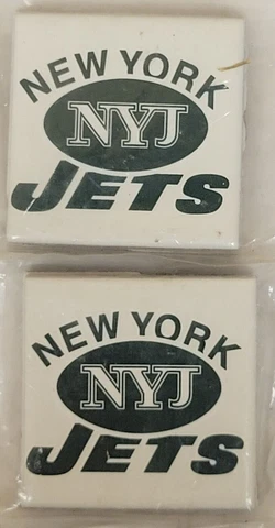 NFL New York Jets Ceramic Magnets, NEW (Lot of 2) Cover