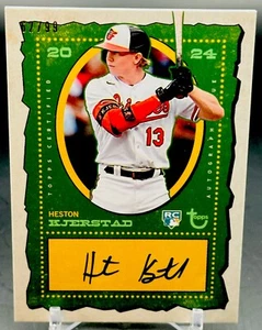 Heston Kjerstad 2024 Topps Brooklyn Collection Autograph /99 RC Auto On Card O’s - Picture 1 of 2