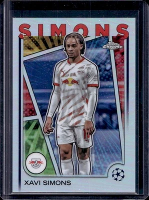 2024-25 Topps Chrome UEFA Xavi Simons Hero Variation Refractor #37 Leipzig - Image 1 of 2