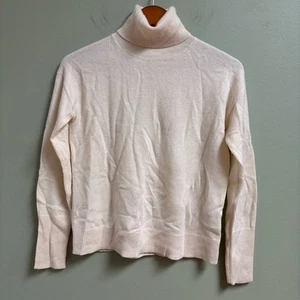 J Crew Womens Relaxed Fit Cashmere Turtleneck Sweater Size XXS Quiet Luxury - Picture 1 of 11
