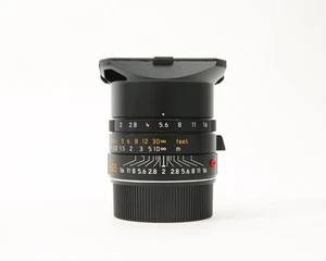 Lente Leica Summicron-M 35 mm f/2 ASPH E39 11673 (Negro) 6 bits con tapas y capucha - Imagen 1 de 8