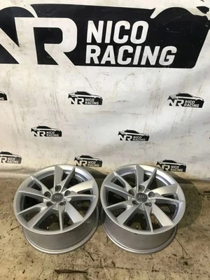 1x Llanta de aluminio 16 pulgadas 7.0" 5x112 35ET brillo 8W0610025B Audi A4 B9 llanta rueda - Imagen 1 de 4