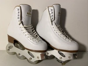 Jackson Inline Roller Skates - Mystique Skate PA600 ~ White ~ Size 4 - Picture 1 of 9