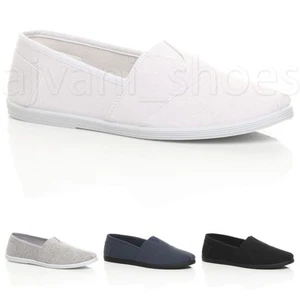 HERREN TEENAGER KOMFORT ESPADRILLES FREIZEIT STRAND SOMMER LEINEN SCHUHE TURNSCHUHE GRÖSSE - Bild 1 von 25