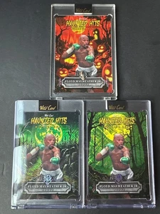 Floyd Mayweather Jr. 2/2, 2/2, 1/3 Haunted Hits Wild Card 3Pack - Picture 1 of 2