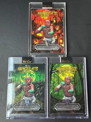 Floyd Mayweather Jr. 2/2, 2/2, 1/3 Haunted Hits Wild Card 3Pack - Image 1 of 2