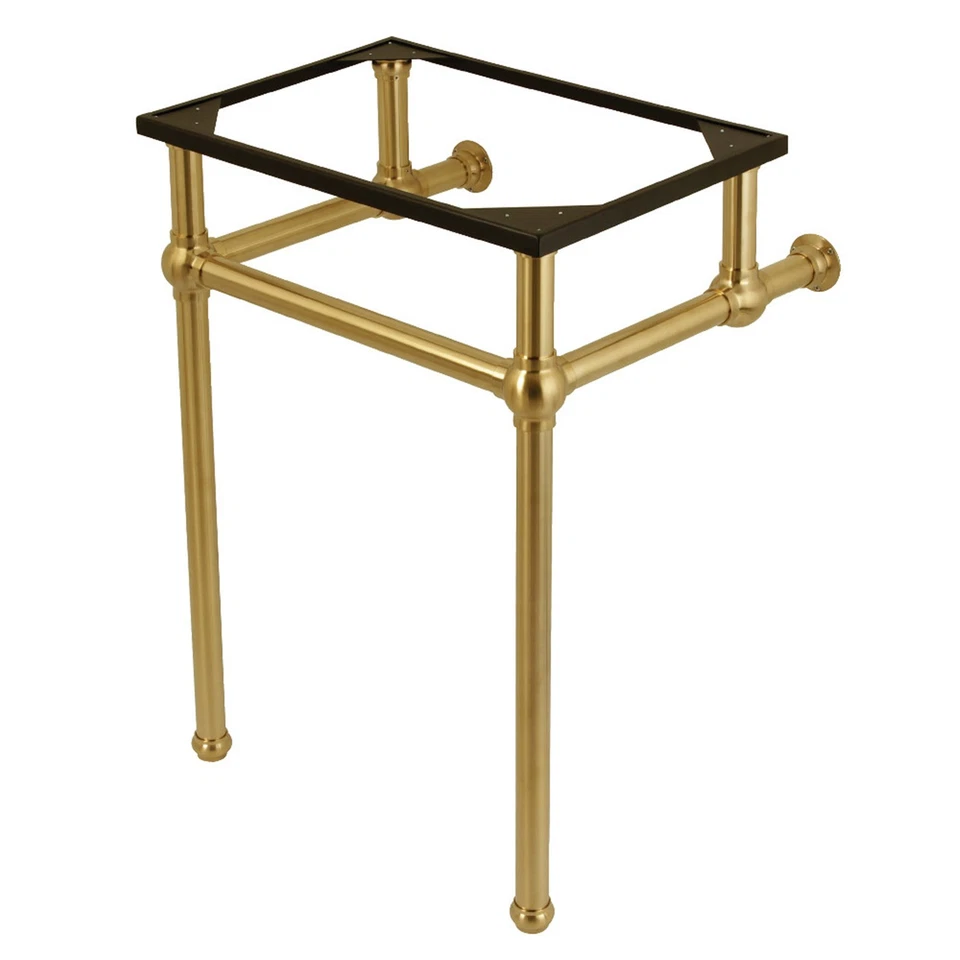 Fauceture VBH282033SB Console Sink Holder with Brass Pedestal, Satin Brass - Image 1 of 1
