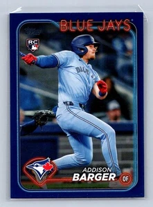 2024 Topps Update Series Addison Barger Royal Blue #US336 - Picture 1 of 2