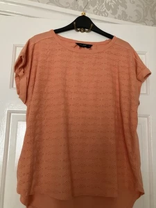 F & F Ladies Cap Sleeved T Shirt Size 16 - Picture 1 of 3