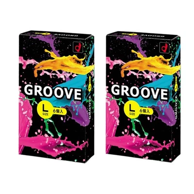Презервативы Okamoto 003 GROOVE L размер большие ультратонкие противоскользящие 12 шт. (2 упаковки по 6 шт.) - Изображение 1 из 4