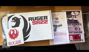 RUGER SR22 gun Box Complete Manual Sticker - Picture 1 of 4