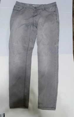 Mossimo Jeans Sz 9 Womens Gray Stretch Pants Ladies Mid Rise Skinny Denim - Image 1 of 3