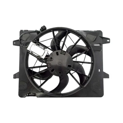 Ventilador de radiador para Lincoln Town Car 2003-2005 | Cubierta negra de motor cepillado de plástico Foto 1 de 4