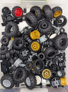 LEGO💥 Neumáticos Mixtos Ruedas Piezas a Granel Surtido City Technic Star Wars Lote #1 - Imagen 1 de 6