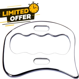 Stainless Steel Gua Sha Scraping Massage Tool-Muscle Scraper Soft Tissue Mobiliz - Picture 1 of 8