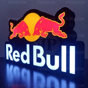 Red Bull Light Box | Iluminación RGB | Tu configuración de juego | alas | Energía | Bebida - Imagen 1 de 6