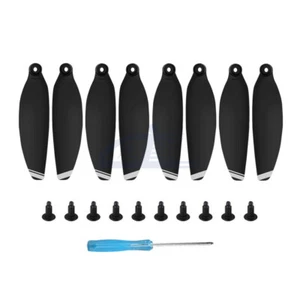 8pcs Low-Noise Propellers Blades RC Drone Props Black & Silver For DJI Mini SE - Picture 1 of 7