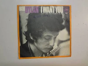 BOB DYLAN:I Want You-Just Like Tom Thumb’s Blues(Live)-Germany 7" 66 CBS2258 PSL - Picture 1 of 4