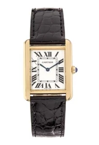 Reloj para mujer Cartier Tank Solo pequeño 30,0x23,0 mm W1018755 oro amarillo de 18 quilates - Imagen 1 de 1