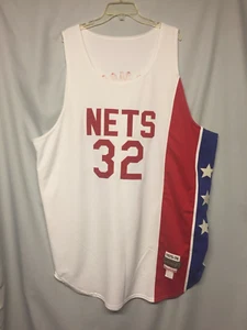 NBA Vintage ABA New York Nets Julius Erving Mitchell & Ness Jersey Size 60 - Picture 1 of 7