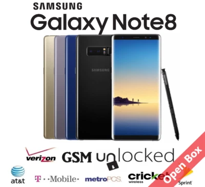 Samsung Galaxy Note 8 SM-N950U 64GB Unlocked Android Phone Open Box Blue/Purple - Image 1 of 4