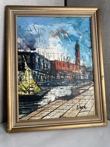 Enzo Linca -Venice Canal in Thick Oil- Original & Signed - Picture 1 of 6