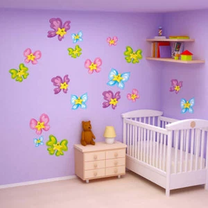 Wall Stickers Bedrooms Children Cloth Repositionable Farfastelline - Picture 1 of 1