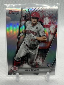 Nick Senzel RC - 2019 Bowmans Best Refractor #12 Cincinnati Reds