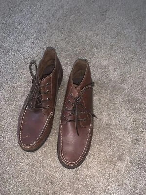 Eastland Mujer Chukka Botines Cuero Marrón Sin usar, en caja, Puntera Con cordones 9 Nuevos Sin Etiqueta Foto 1 de 4