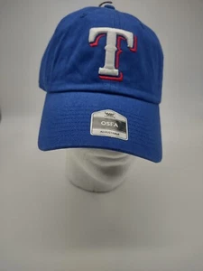 Neu mit Etikett Texas Rangers Mütze blau T-Logo bestickt Vintage Fan Favorit - Bild 1 von 6