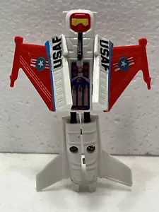 Vintage 1984 Remco Fighter Jet Transforming Robot Toy CLEAN! COOL!! - Picture 1 of 13