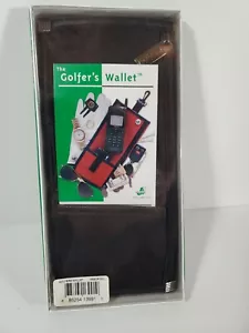 CADDY THE GOLFER'S WALLET 10 x 5" Black Nylon Golf Quick Dry Fleece Lined NIB - Picture 1 of 8