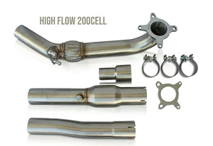 Volkswagen 200 CELL CAT MK6 Golf R / Audi TTS / 8P S3 Downpipe MK6R High flow  - Picture 1 of 7