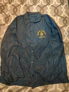 Vintage 60er Champion USA RP UNIVERSITY OF SCRANTON Nylon Windbreaker Jacke LARGE - Bild 1 von 6