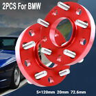 2Pcs 20Mm Thick Wheel Spacers 5X120 For Bmw 128I 328I E36 E46 E90 M3 E60 M12x1.5