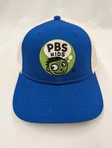 PBS KIDS Baseball Hat Cap Blue/White Mesh Back Trucker TV Logo Adult Sz - NWT - Picture 1 of 4