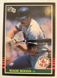 1985 Donruss Wade Boggs #172 Boston Red Sox HOF