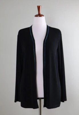CHICO'S Travelers $99 Slinky Stretch Stitch Jacket Top Size 3 US XL / 16 / 18 - Image 1 of 4