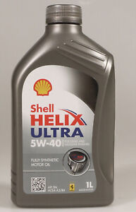 PRL) OLIO MOTORE SHELL HELIX ULTRA 5W-40 A3/B4 FULLY SYNTHETIC ENGINE MOTOR OIL