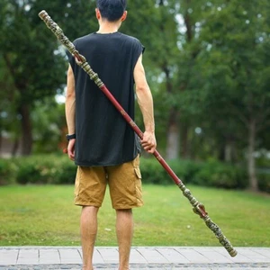 180cm Black Myth Wukong Staff PU Stick Replica New Ruyi Jingu Bang Monkey King - Picture 1 of 5