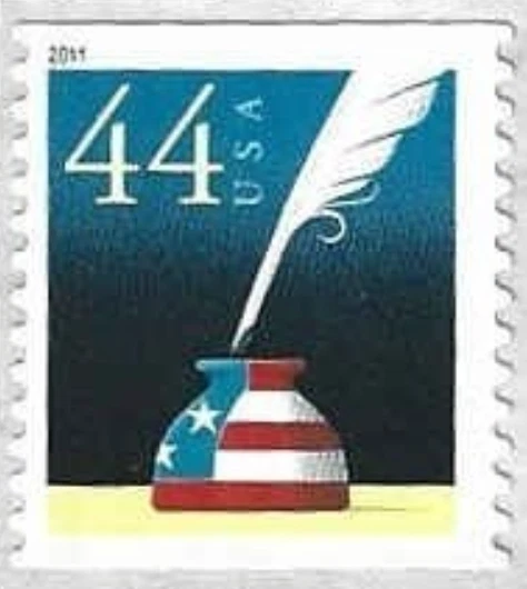 US #4496 MNH 2011 Patriotic Quill Inkwell - Image 1 of 1