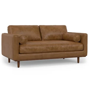 Morrison - 72" Sofa - Caramel Brown - Picture 1 of 11
