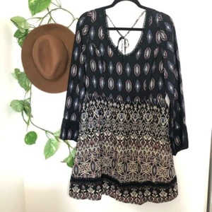 NEU Addie Boho Glockenärmel Kleid L - Bild 1 von 6