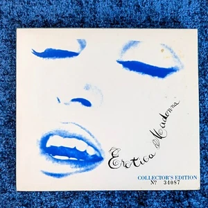 MADONNA EROTICA GOLD CD AUSSIE NUMBERED GIRLIE SHOW Poster Attached 1993 LTD - Picture 1 of 10